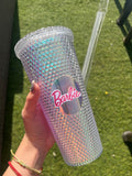 Vaso Plateado Barbie