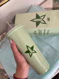 Tumbler con bombilla acero inoxidable 700 ml Jeffre star